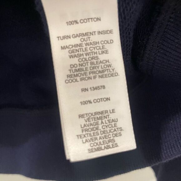 VINEYARD VINES MEN'S VARSITY STRIPE SHEP SHIRT - NAUTICAL NAVY Size Large - Picture 6 of 8